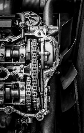 Inside the engineの写真素材