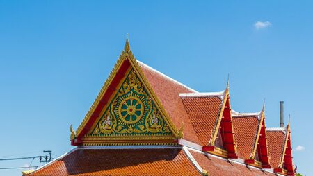 Outdoor temple roofの写真素材