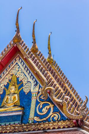Outdoor temple roof