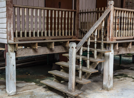 Stairs up the buildingの写真素材