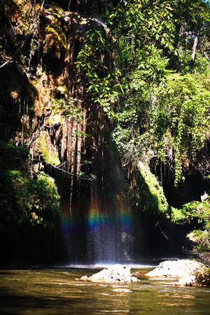 Theelorsu Waterfall,Thailandの写真素材