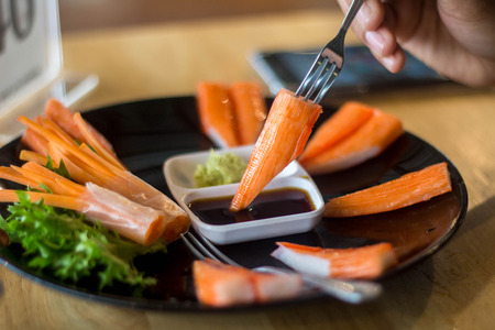 Imitation Crab Stickの写真素材