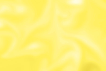 Abstract holographic yellow background. Liquid neon illuminating foil in unicorn style. Marble iridescent futuristic texture. Trend style 90s.の写真素材