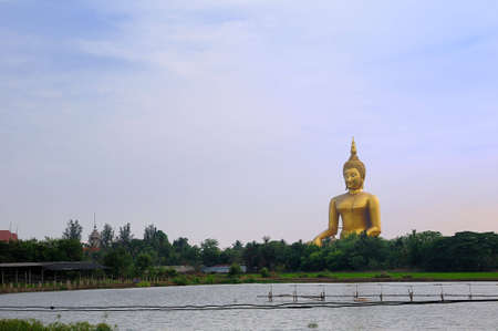 Wat Muang , Angthong , Thailandの写真素材