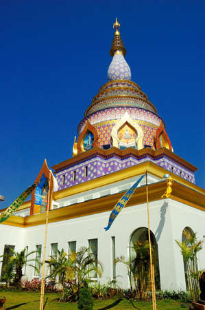 Thaton Temple , Chiangrai , Thailandの写真素材