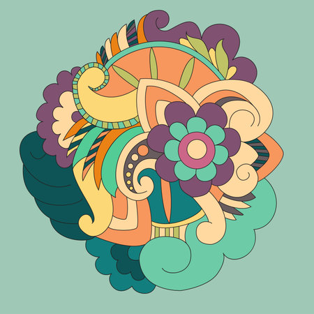 Vintage owlのイラスト素材