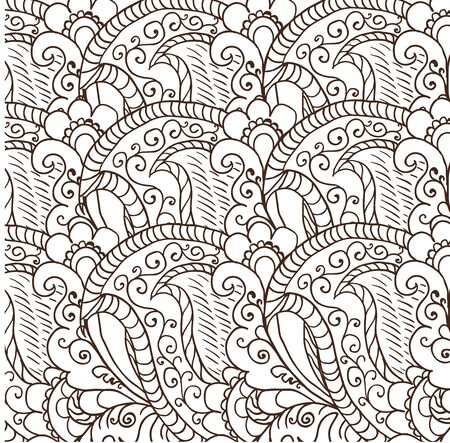 Indian patternのイラスト素材