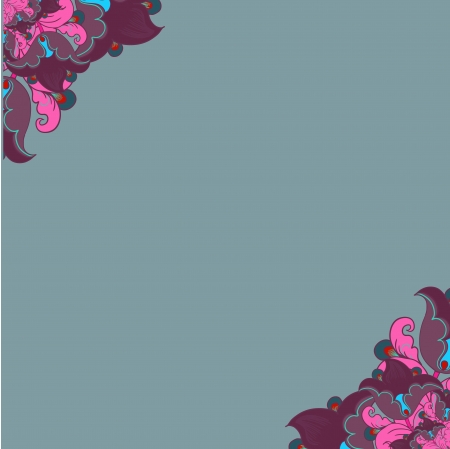 Bilberry patternのイラスト素材