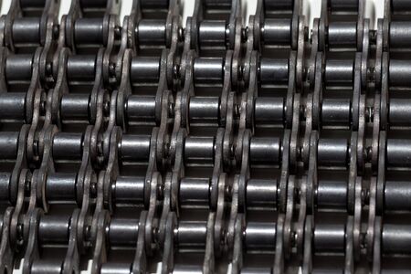 The articulated chain drive ISO 606, GOST 13568, DIN 8187 realistic look
