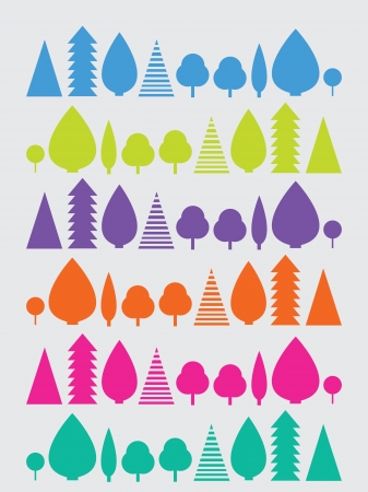 tree pattern のイラスト素材