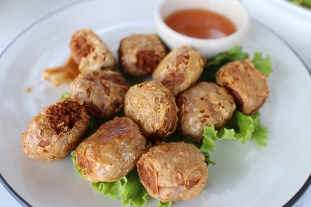 Crab fried