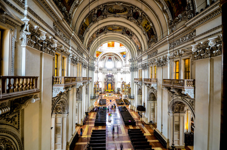 Inside Salzburg Cathedralのeditorial素材