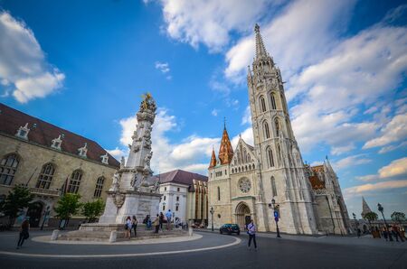 Matthias church in Budaのeditorial素材