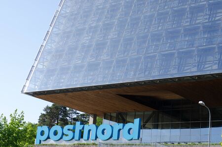 Solna, Sweden - 19 may 2018. The headqurters of the postal service company Postnord called