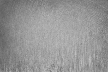 texture of old aluminum metal with scratch for background.の写真素材