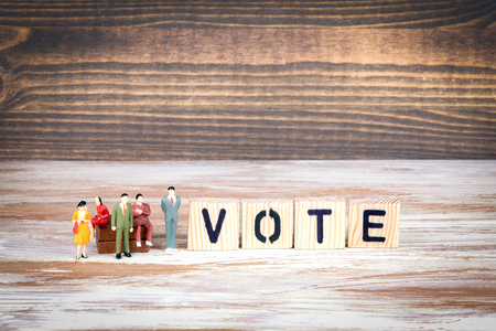 Vote, Survey and referendum. Business and Council Members.の写真素材