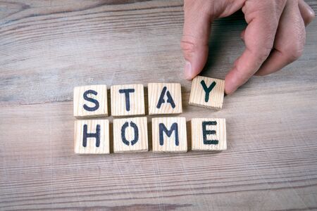 Stay Home. Holiday, self-isolation, quarantine and health conceptの写真素材