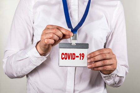 COVID-19. Coronovirus - outbreak of desease that was first reported from Wuhan, Chinaの写真素材