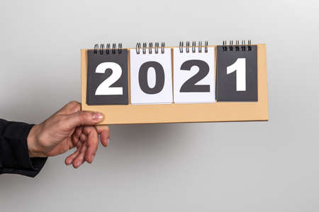 2021 Paper calendar. Time planning. Goals and career plans