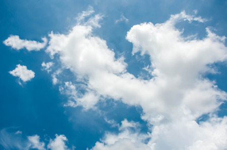 the imagine cloud and blue skyの写真素材