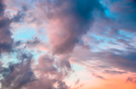 the imagine cloud and blue skyの写真素材