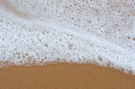 white blur water bubble on sandの写真素材