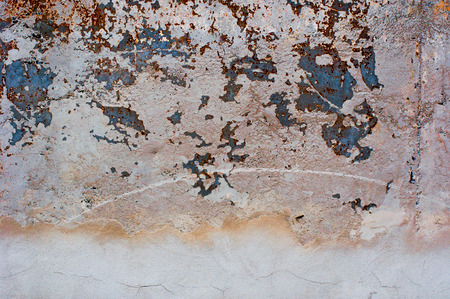 rust color on old cement and metal texture backgroundの写真素材