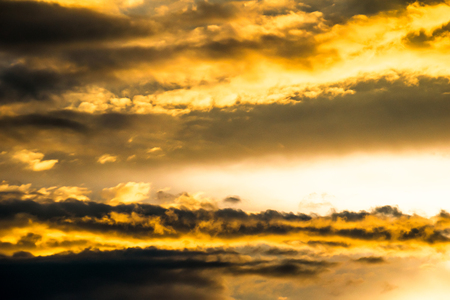 Heaven of landscape with beautiful colorful cloudの写真素材