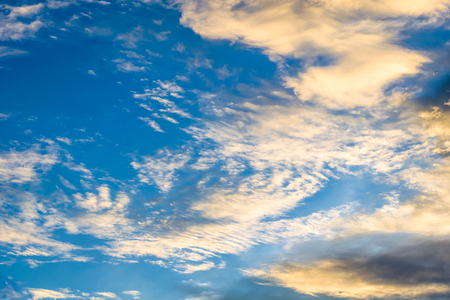 Heaven of landscape with beautiful colorful cloudの写真素材