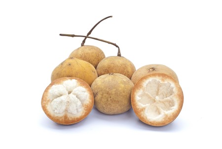 Santol Fruits, sour and sweet tasteの写真素材