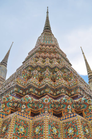 Phra Maha Chedi Wat Phoの写真素材