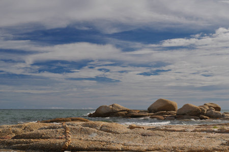 Sea and blue skyの写真素材
