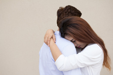 Young Asian happy couple togetherの写真素材