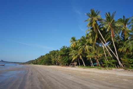 Beach in Chumphon, Thailandの写真素材