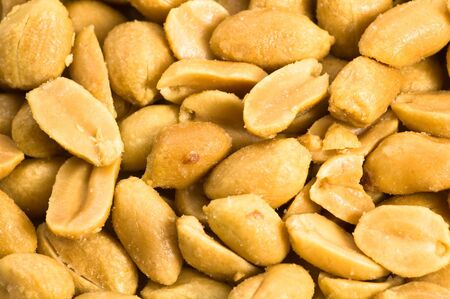 Close up on peanuts