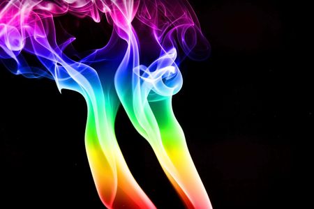 abstract mystical multi colored smoke
の写真素材