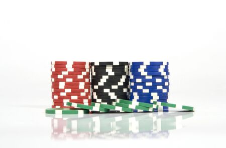 poker chipsの写真素材