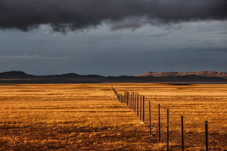 Dusk of northern Tibet Grasslandの写真素材