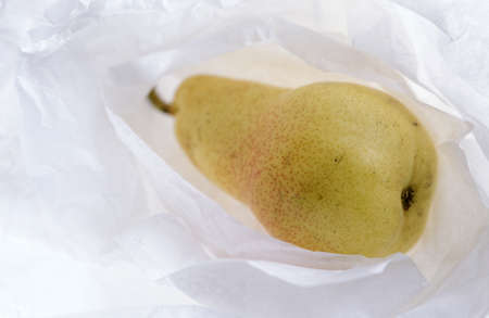 Pear on paper の写真素材