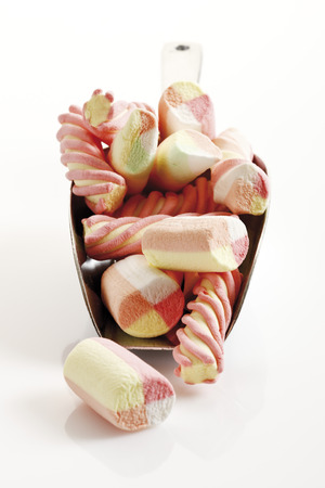 Marshmallows in scoop