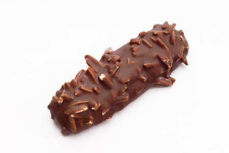 Mandelprinte, traditional confectionery chocolate with almondsの写真素材