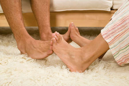 Feet of couple