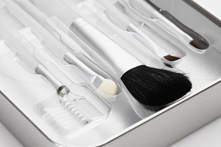 Set of make-up brushes