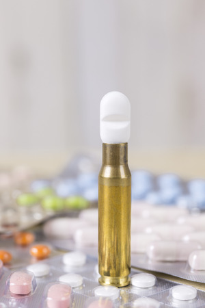 Antidiabetic on bulletの写真素材