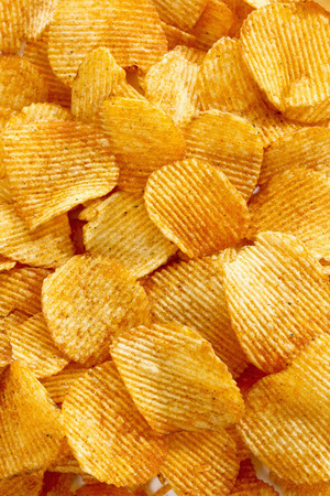 Potato chipsの写真素材