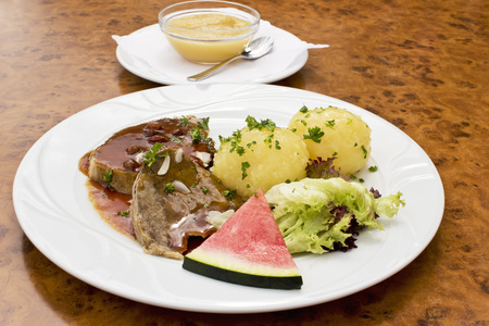 Marinated beef withの写真素材