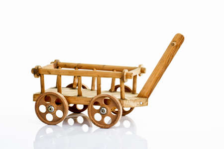 Wooden trolley