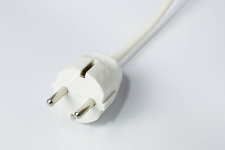 Safety plug, white background