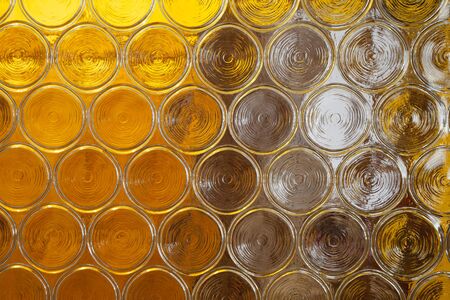 Bull's eye glass windowの写真素材