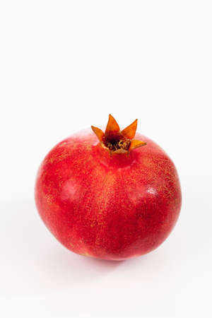 Pomegranate on white backgroundの写真素材